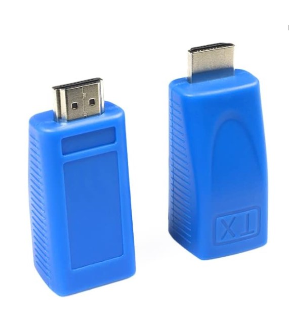 EXTENSOR HDMI 30 MTS CAT 5E CAT 6 TX RX 30 MTS ( 1 FIO ) HDTV