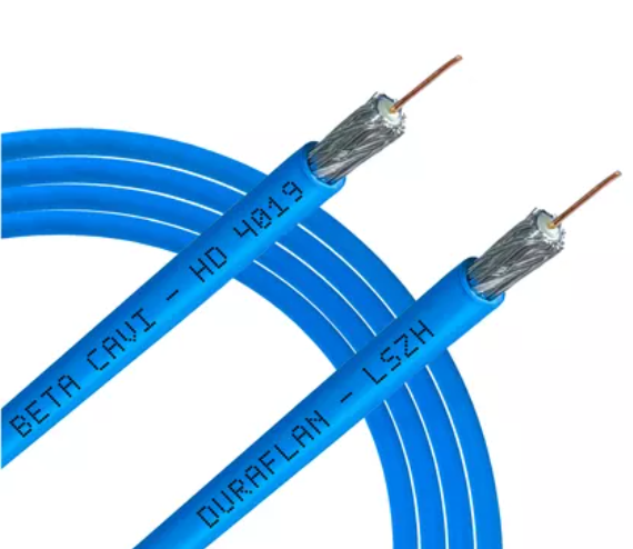 CABO COAXIAL HD 4019 LSZH CAIXA 200M AZUL