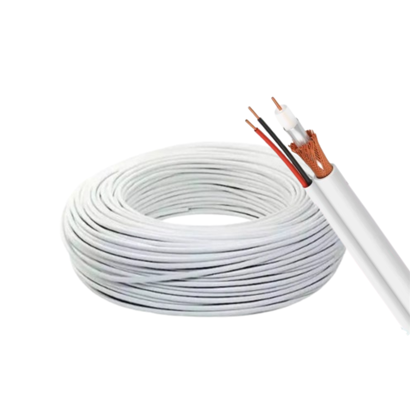 CABO COAXIAL SLIM 85% DUPLA BLINDAGEM + BIPOLAR LIGA DE COBRE CAIXA 100M