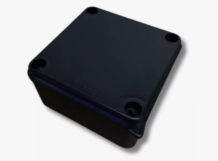 CAIXA IP 66 BRBO 01 100X100X50 BLACK