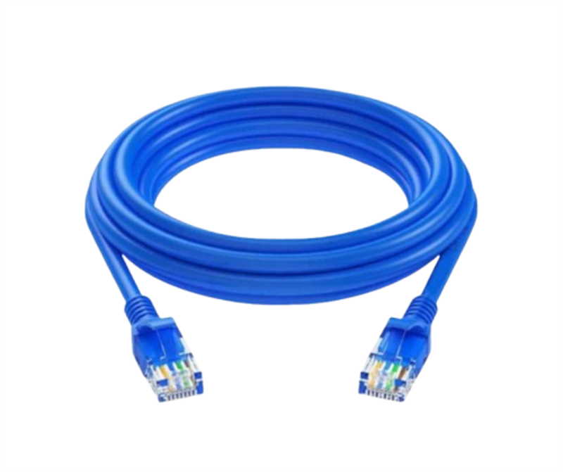 PATCH CORD IMPACT LAN UTP CAT5E 4P AZUL 1,0M
